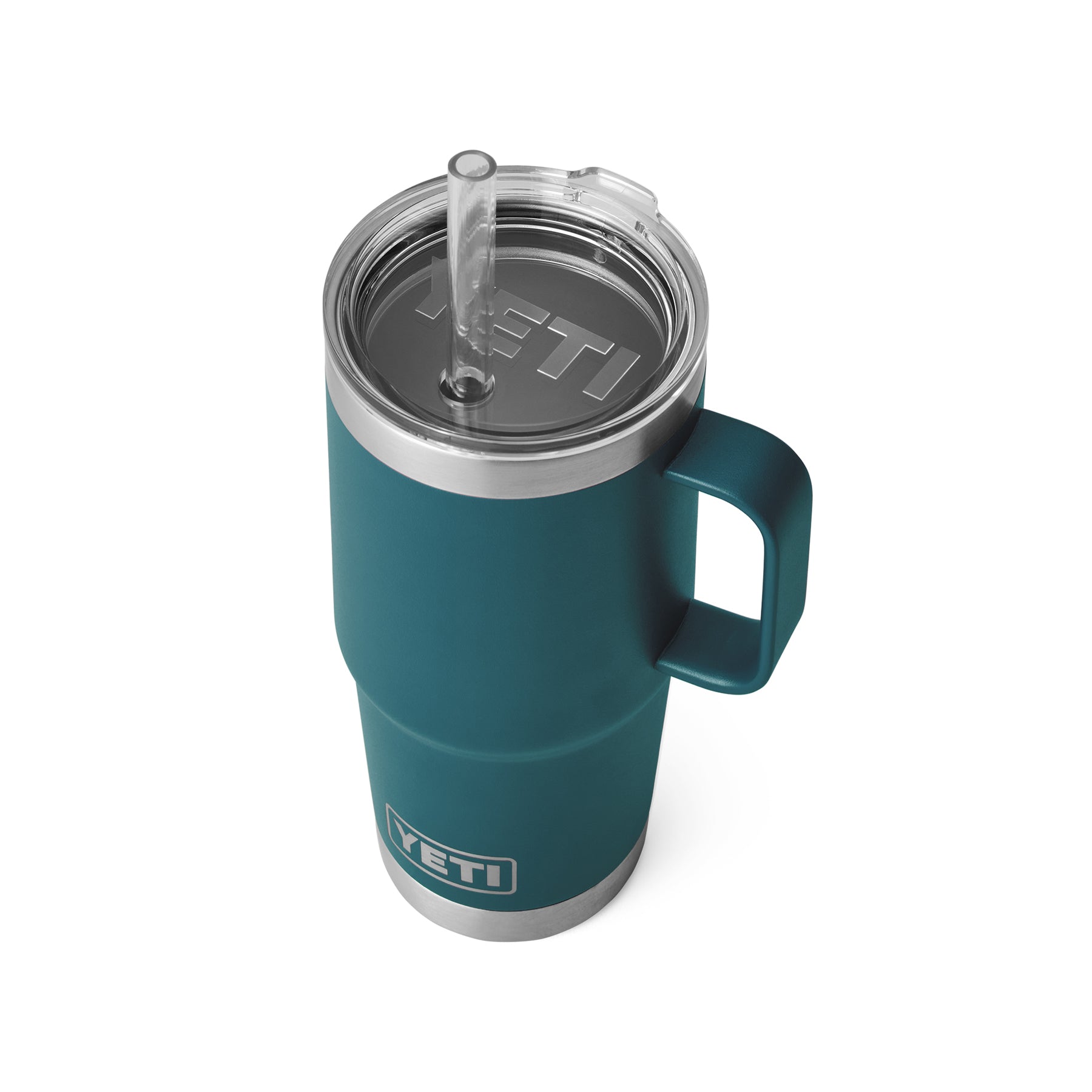 Rambler® 25oz (739ml) straw mug agave teal