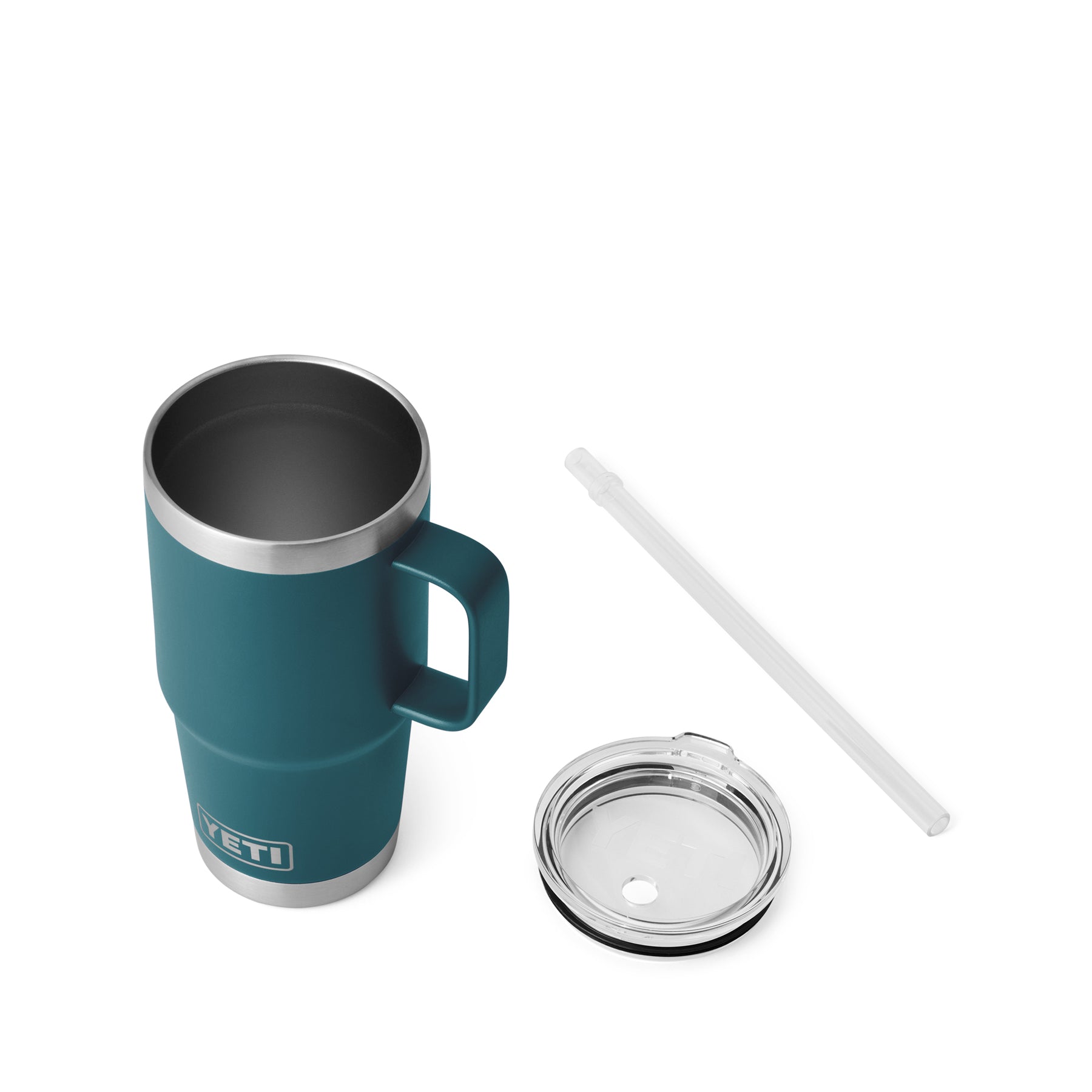 Rambler® 25oz (739ml) straw mug agave teal