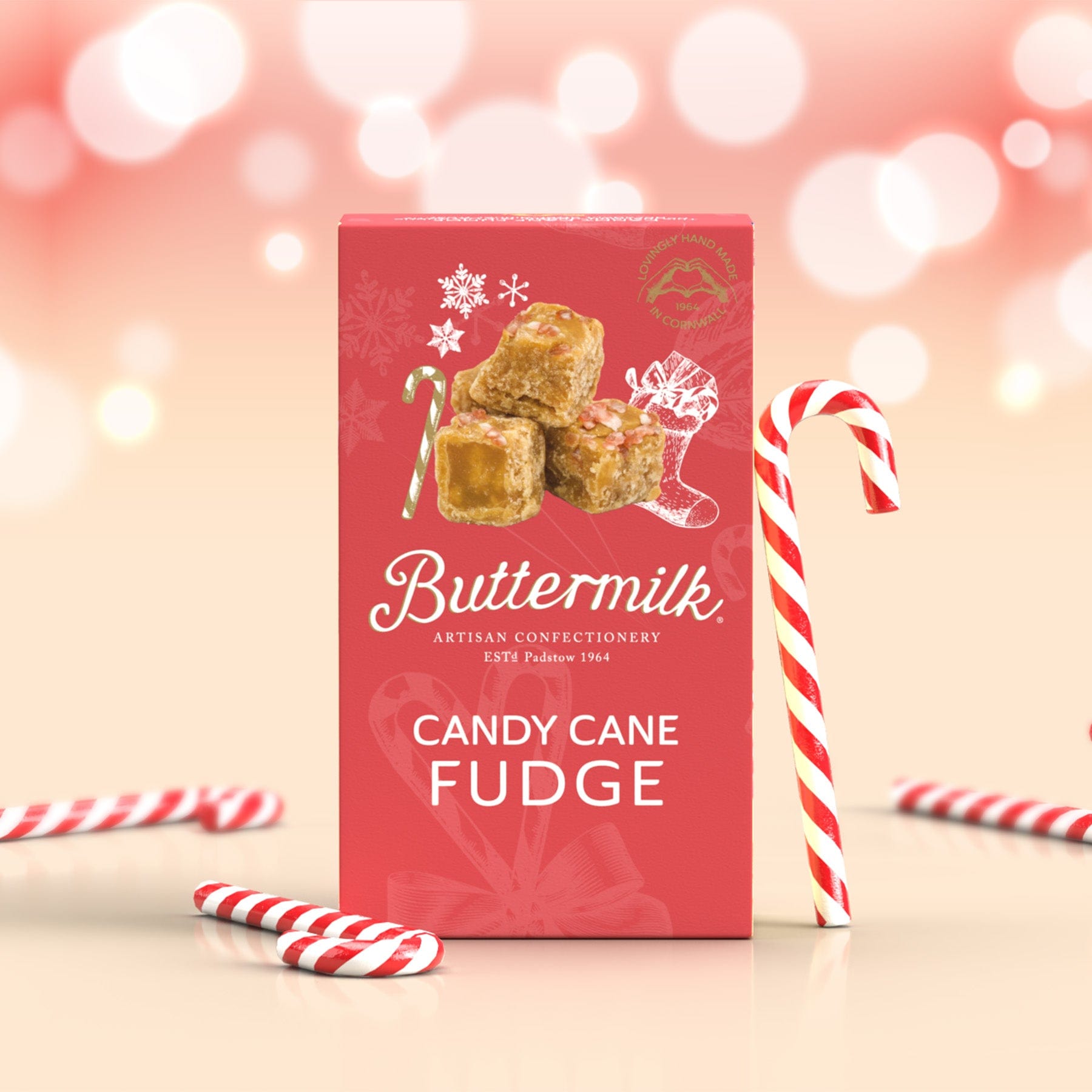 Candy cane fudge 100g