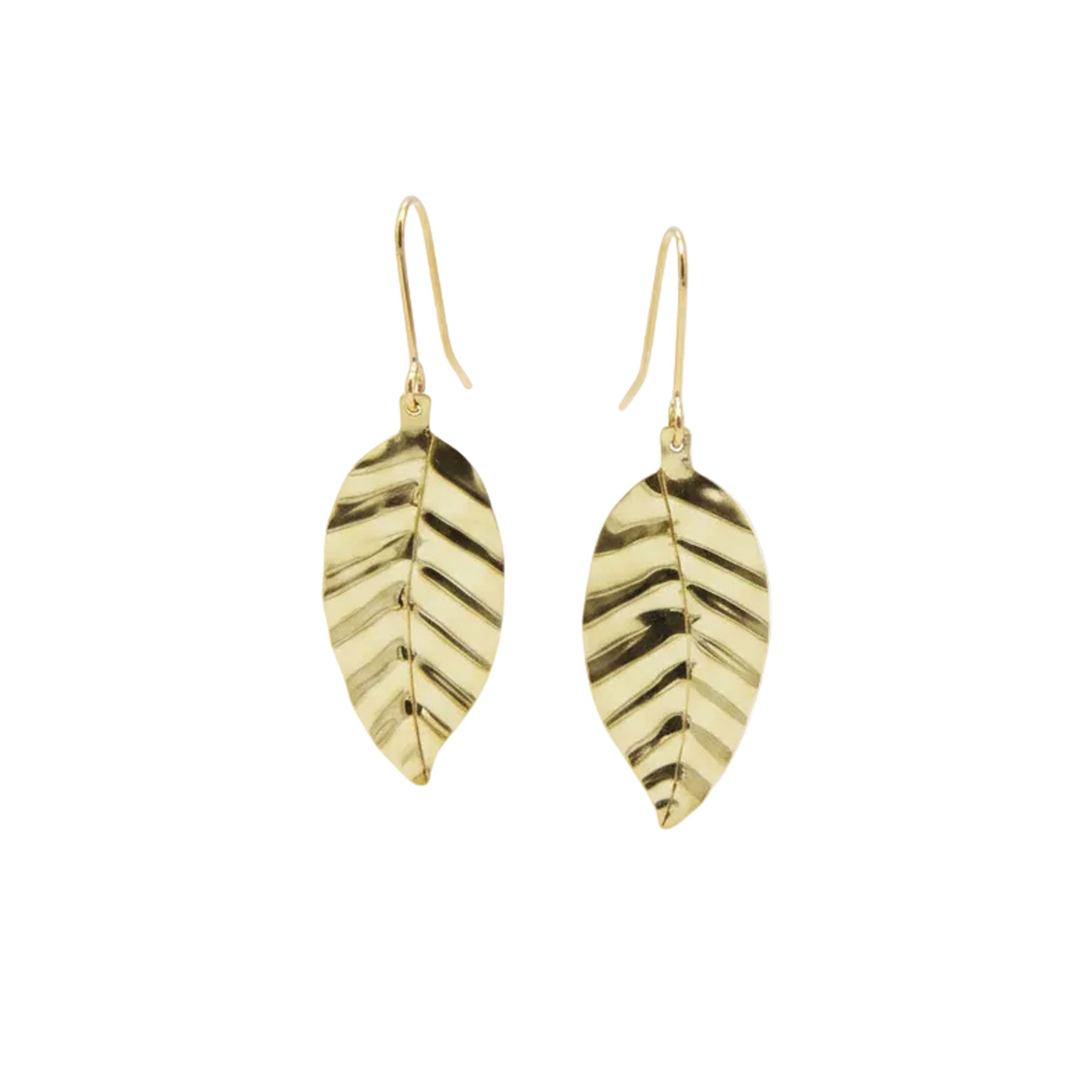 Coffee plant earrings
