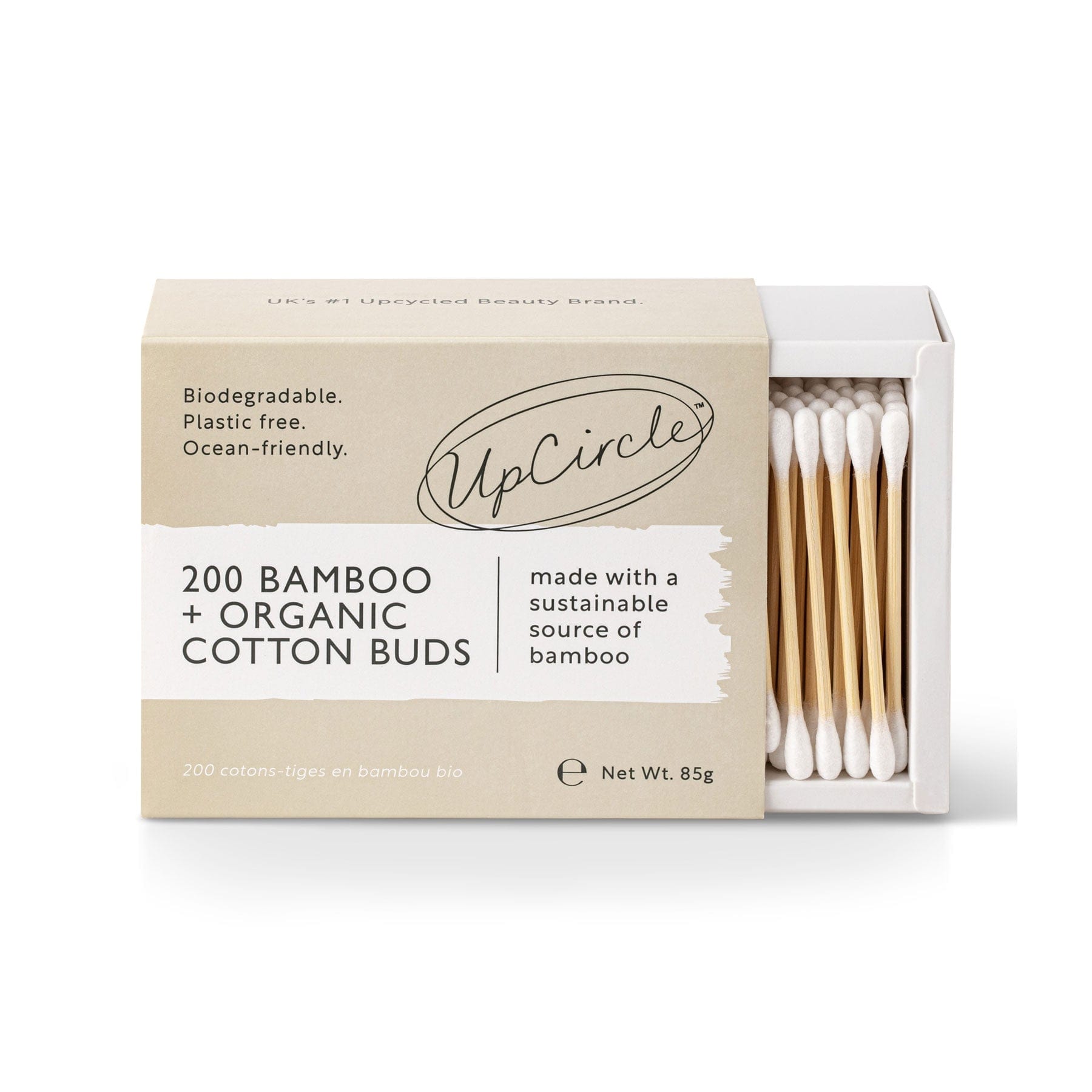 Bamboo organic cotton buds