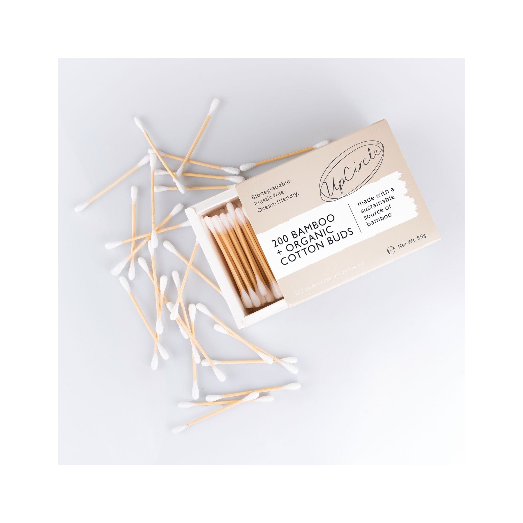 Bamboo organic cotton buds