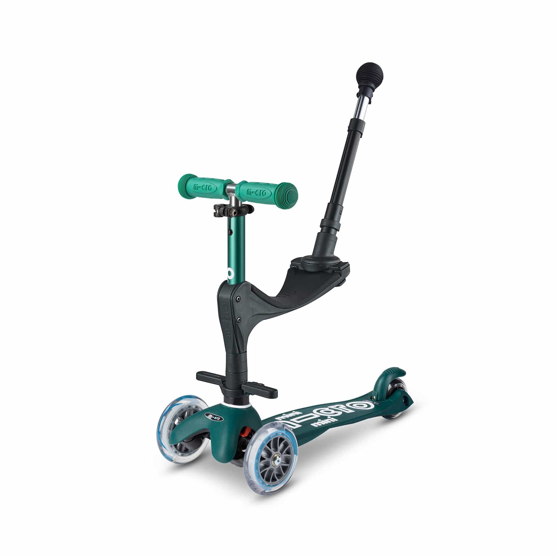 Eco Green 3 in 1 Deluxe Plus Scooter (with Push handle)