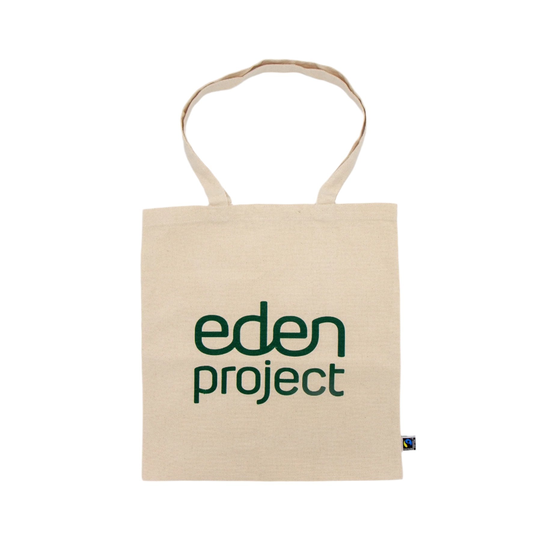 Logo organic cotton tote bag