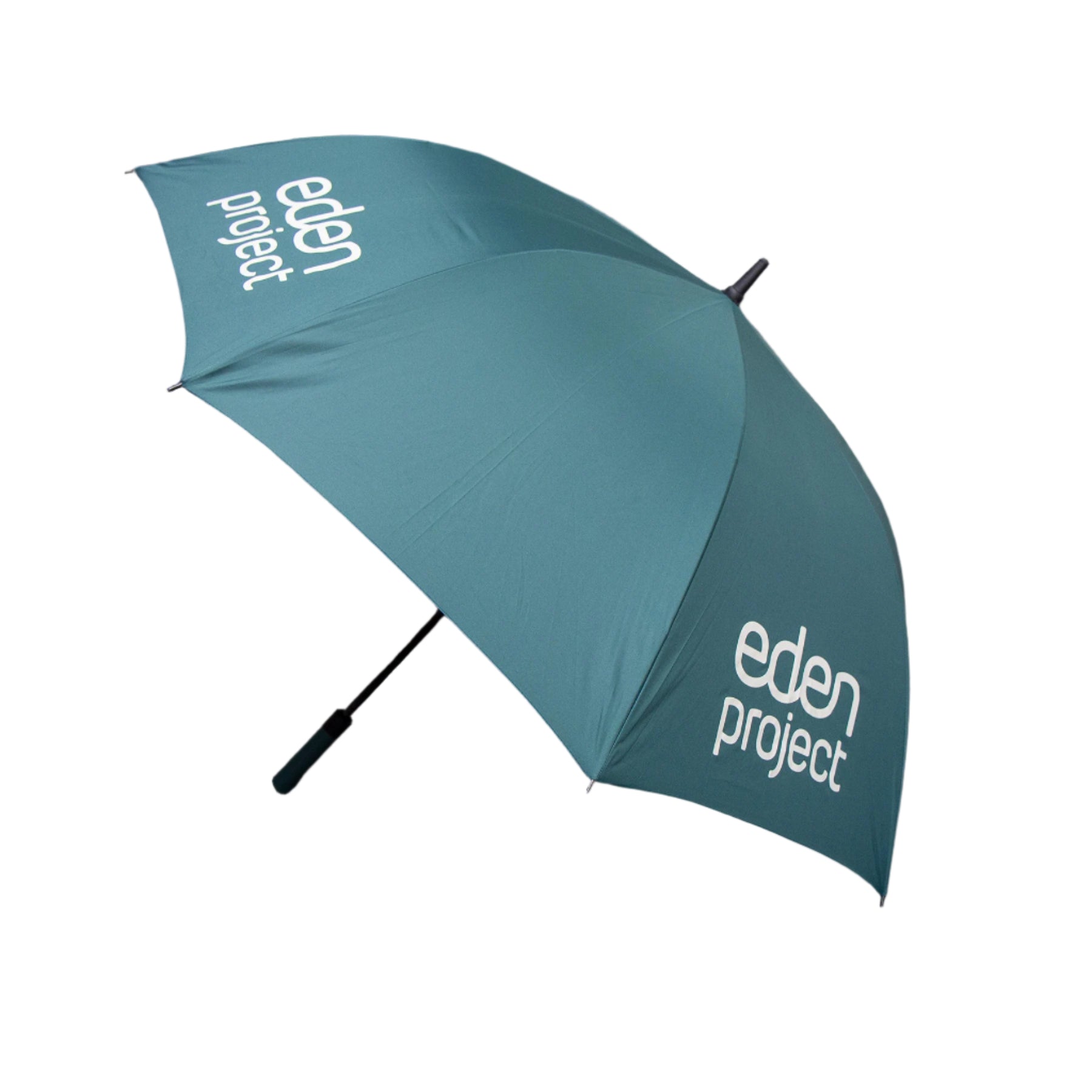 Green logo golf umbrella