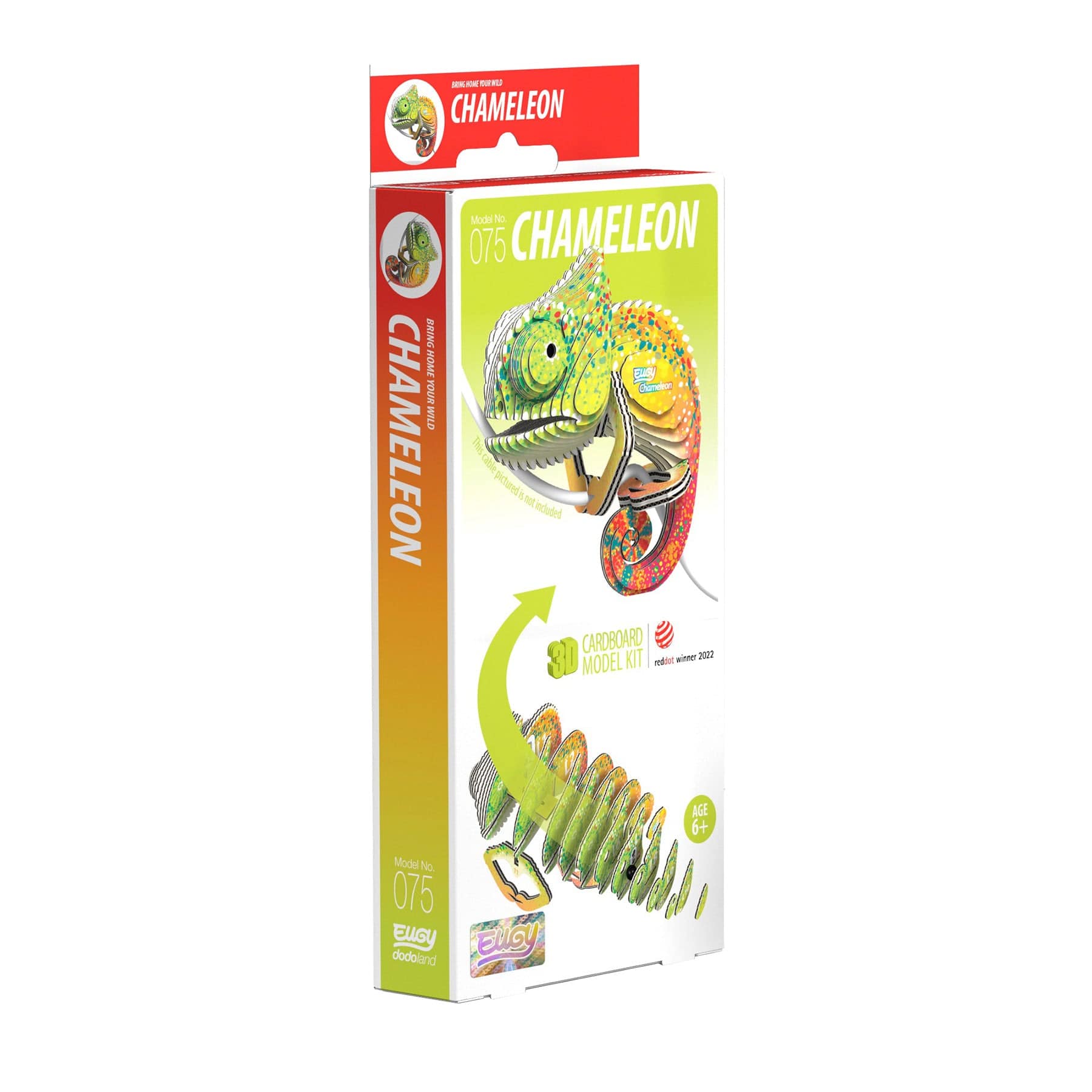 Chameleon 3d model kit