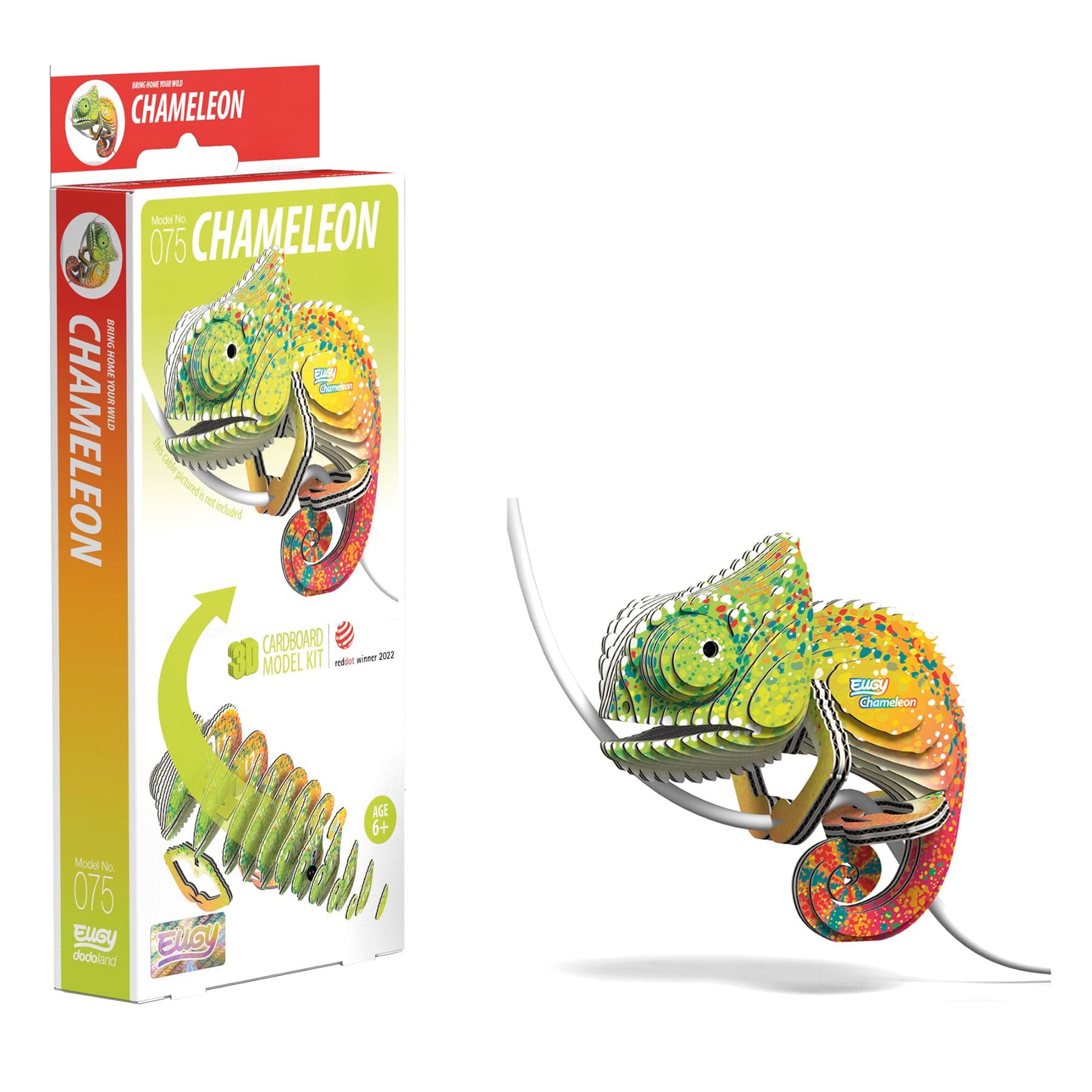 Chameleon 3d model kit