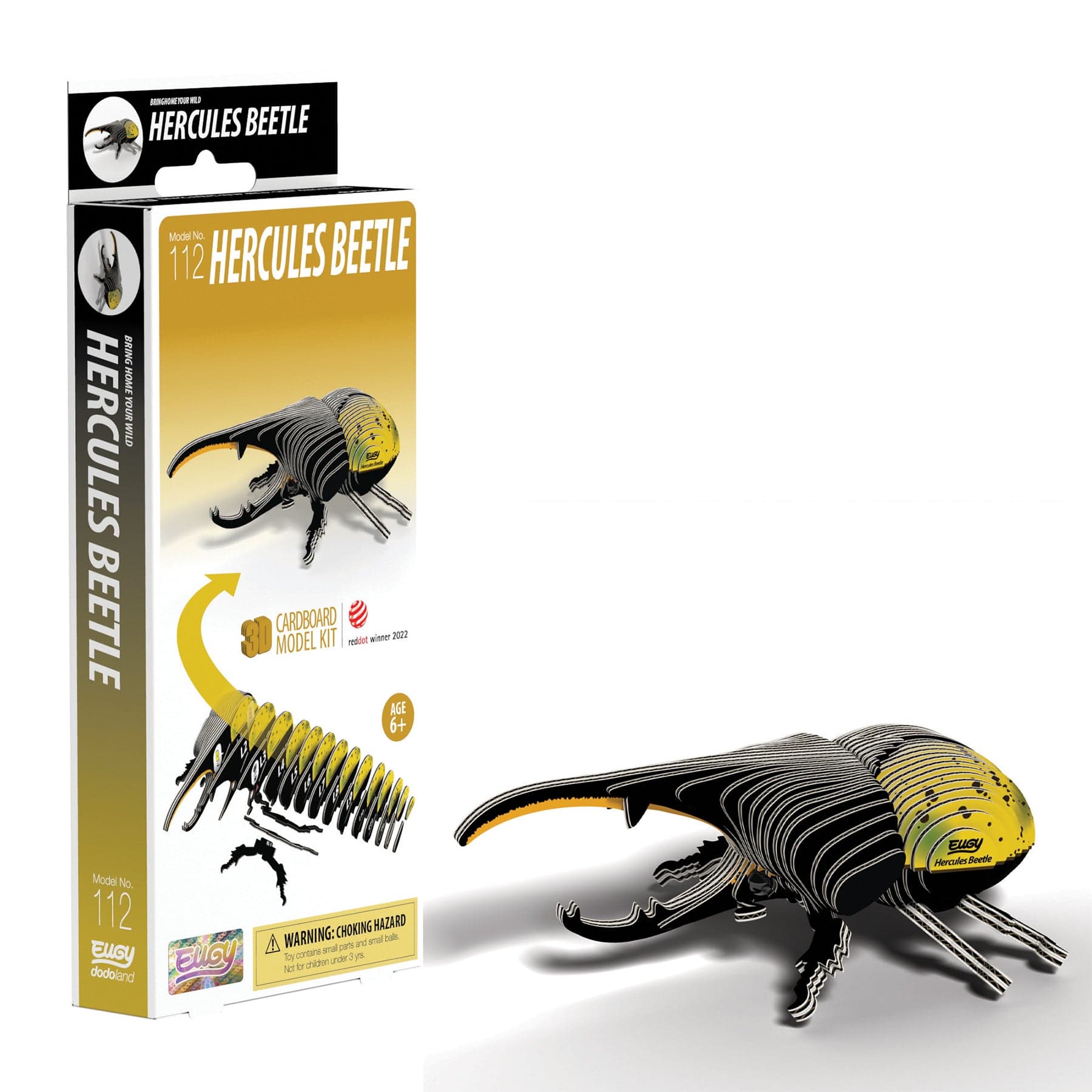 Hercules beetle 3d model kit