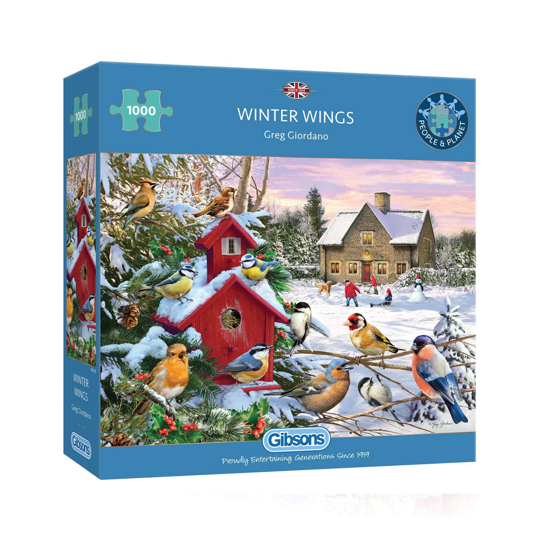 Winter wings 1000 piece jigsaw puzzle