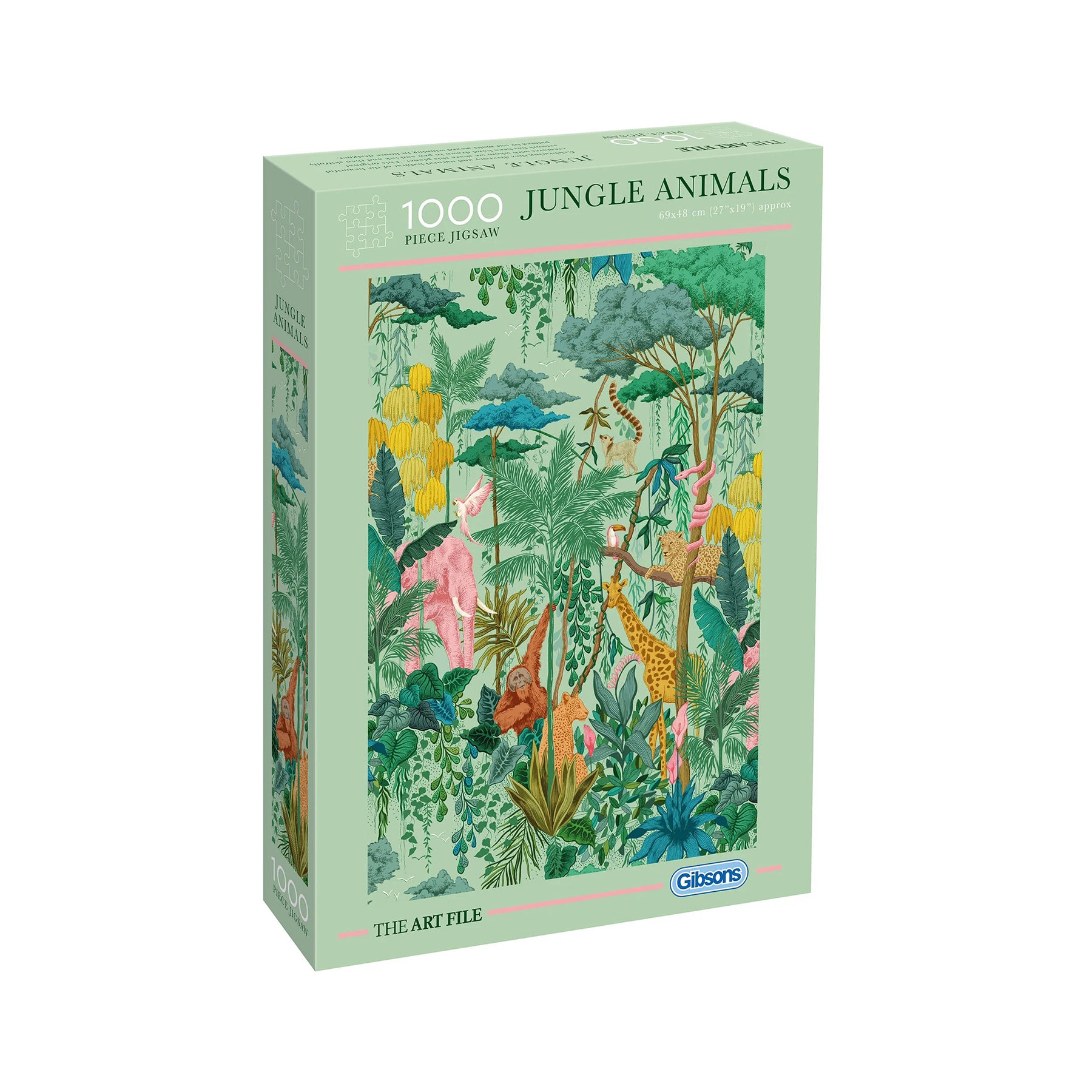 Jungle animals 1000 piece jigsaw puzzle