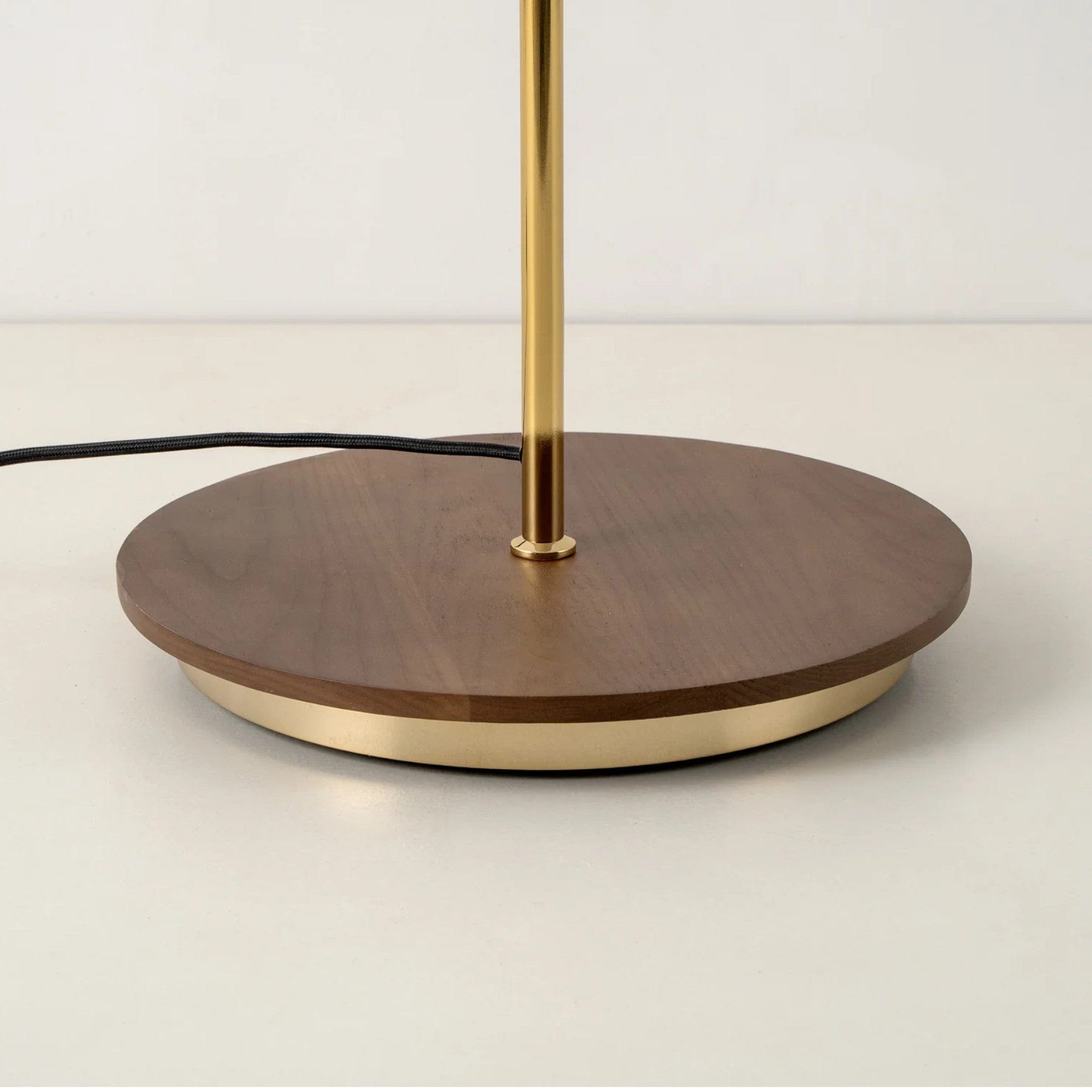 Cone floor lamp - brass