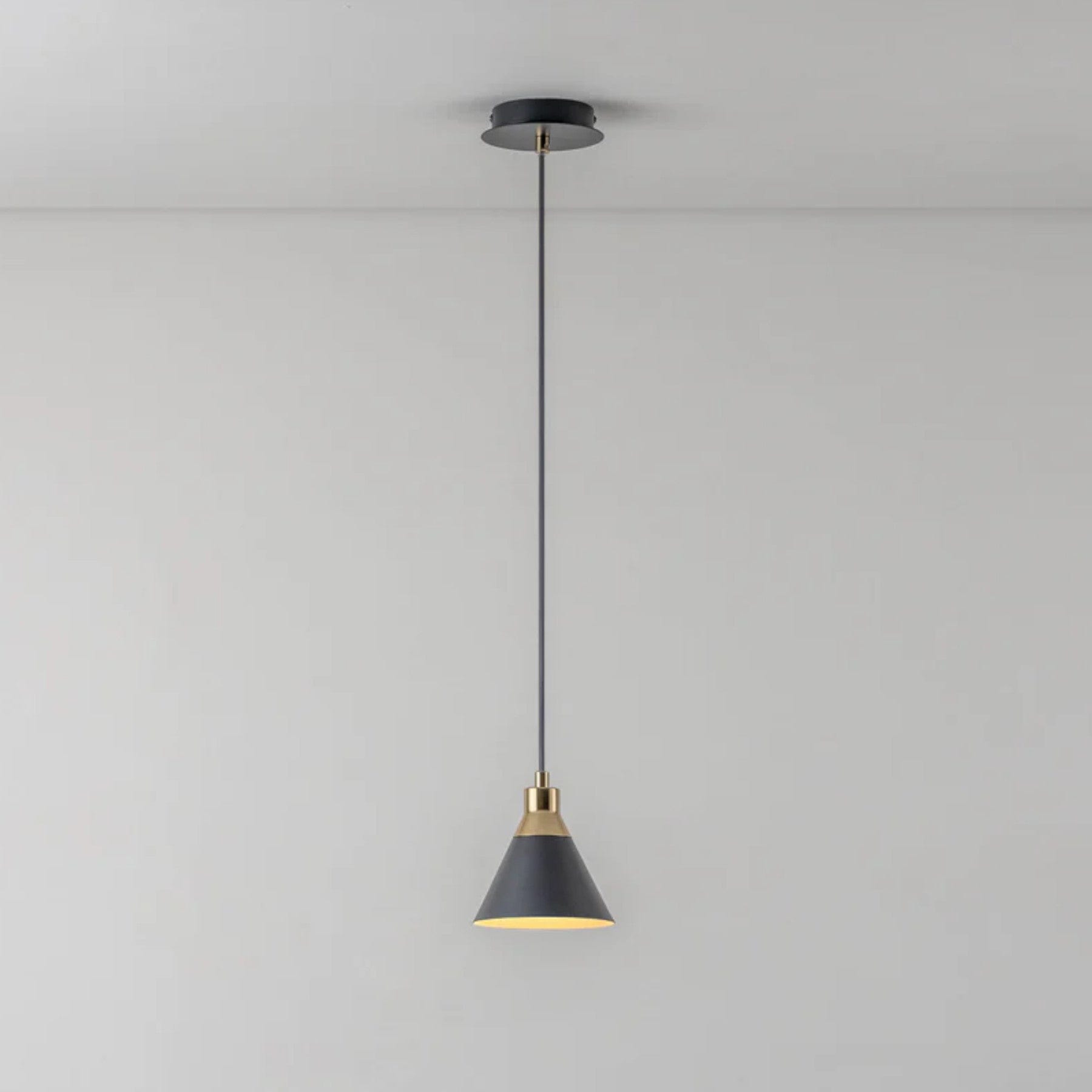 Cone pendant ceiling light