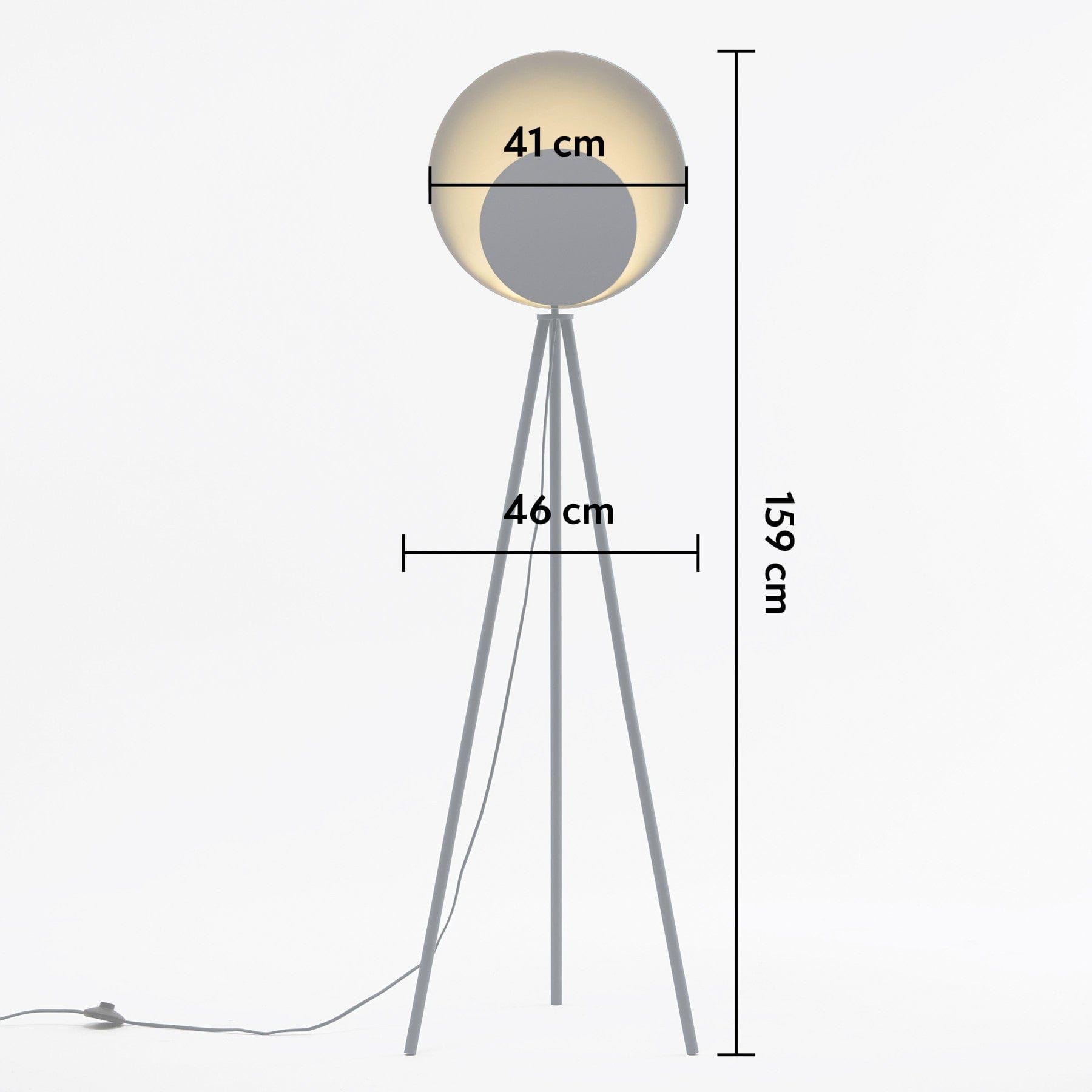 Diffuser floor lamp