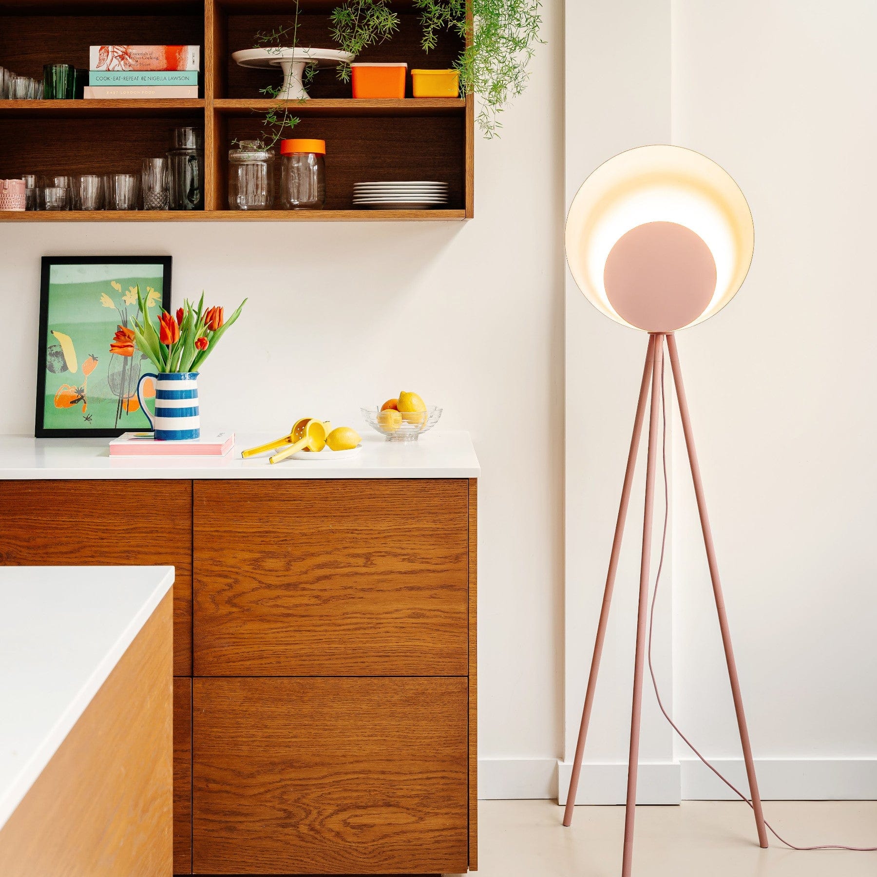 Diffuser floor lamp