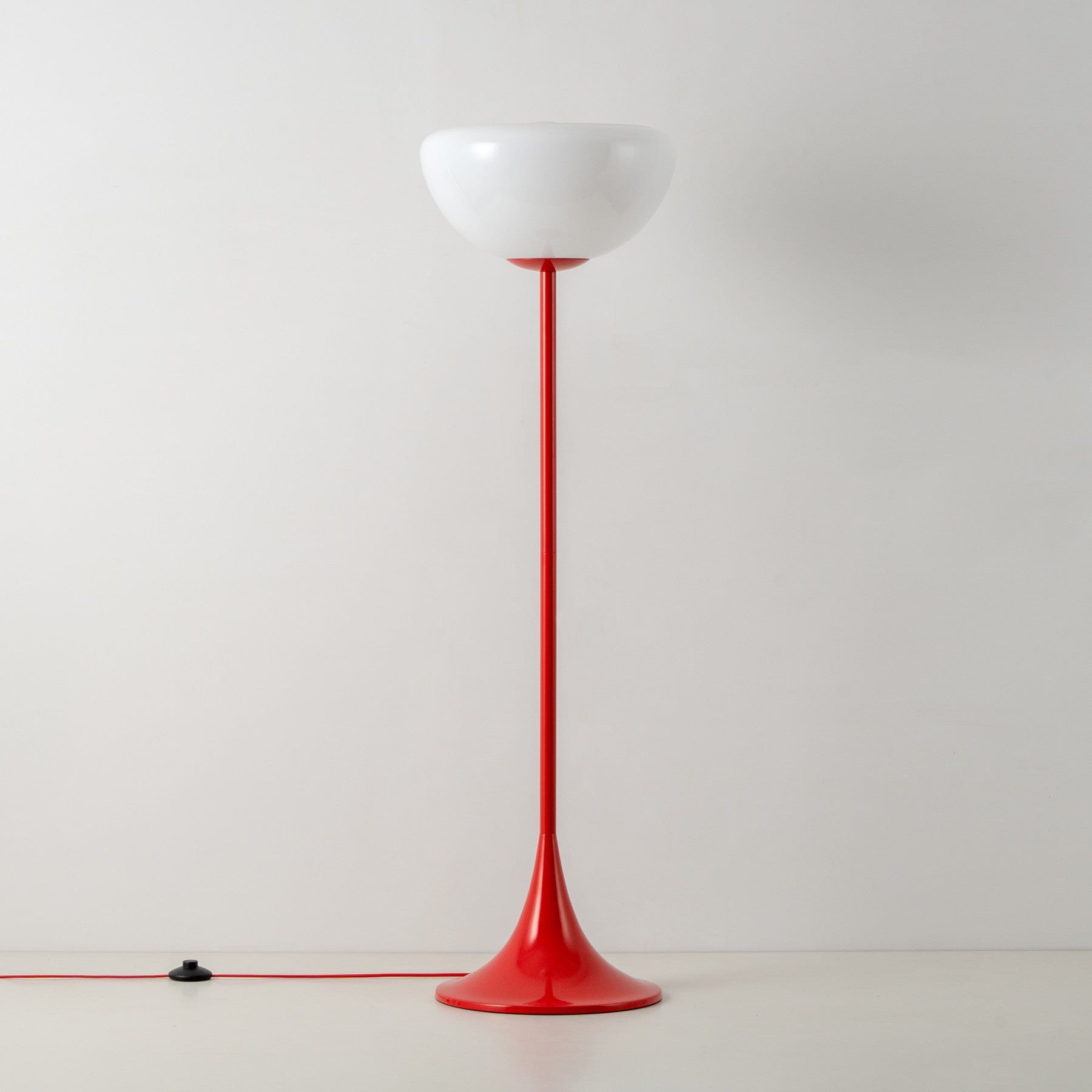 Dome floor lamp - jam red