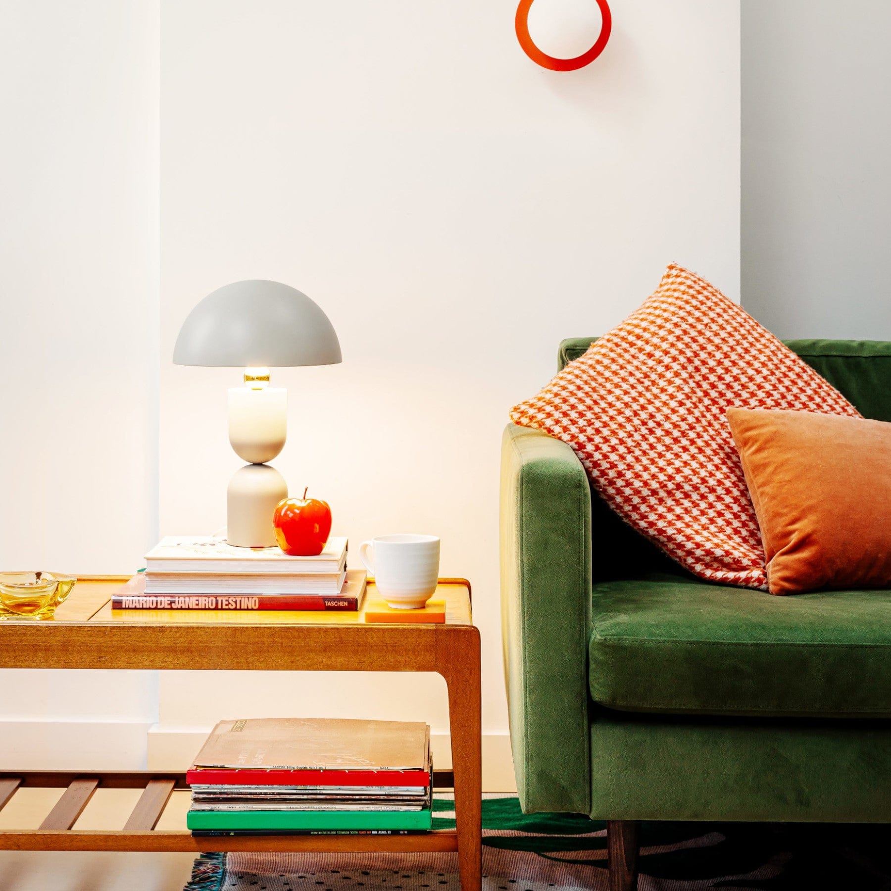 Dome mushroom table lamp