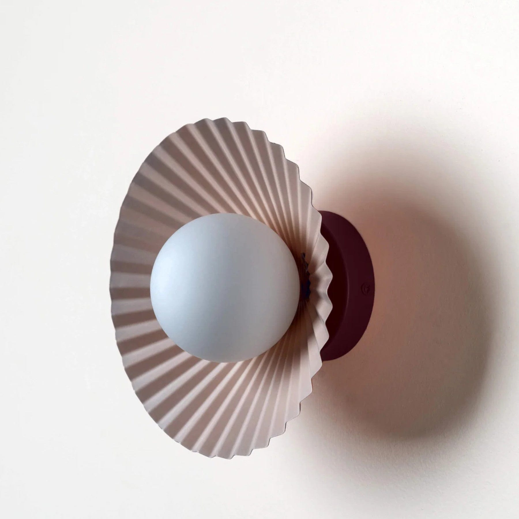 The pleat wall light