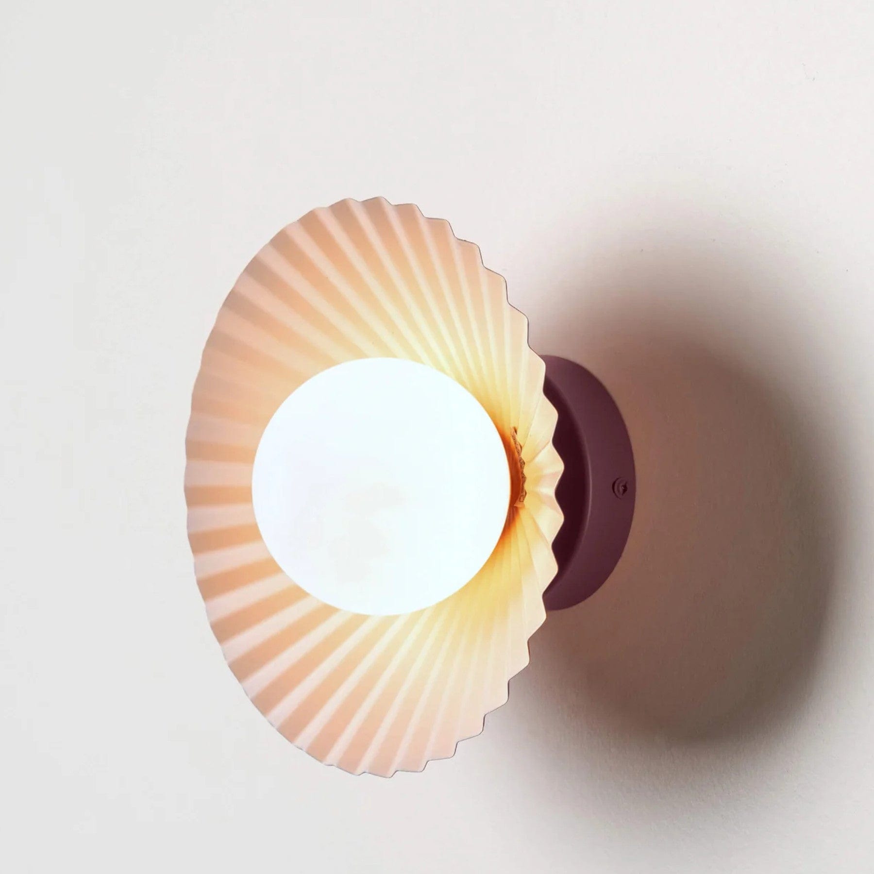 The pleat wall light