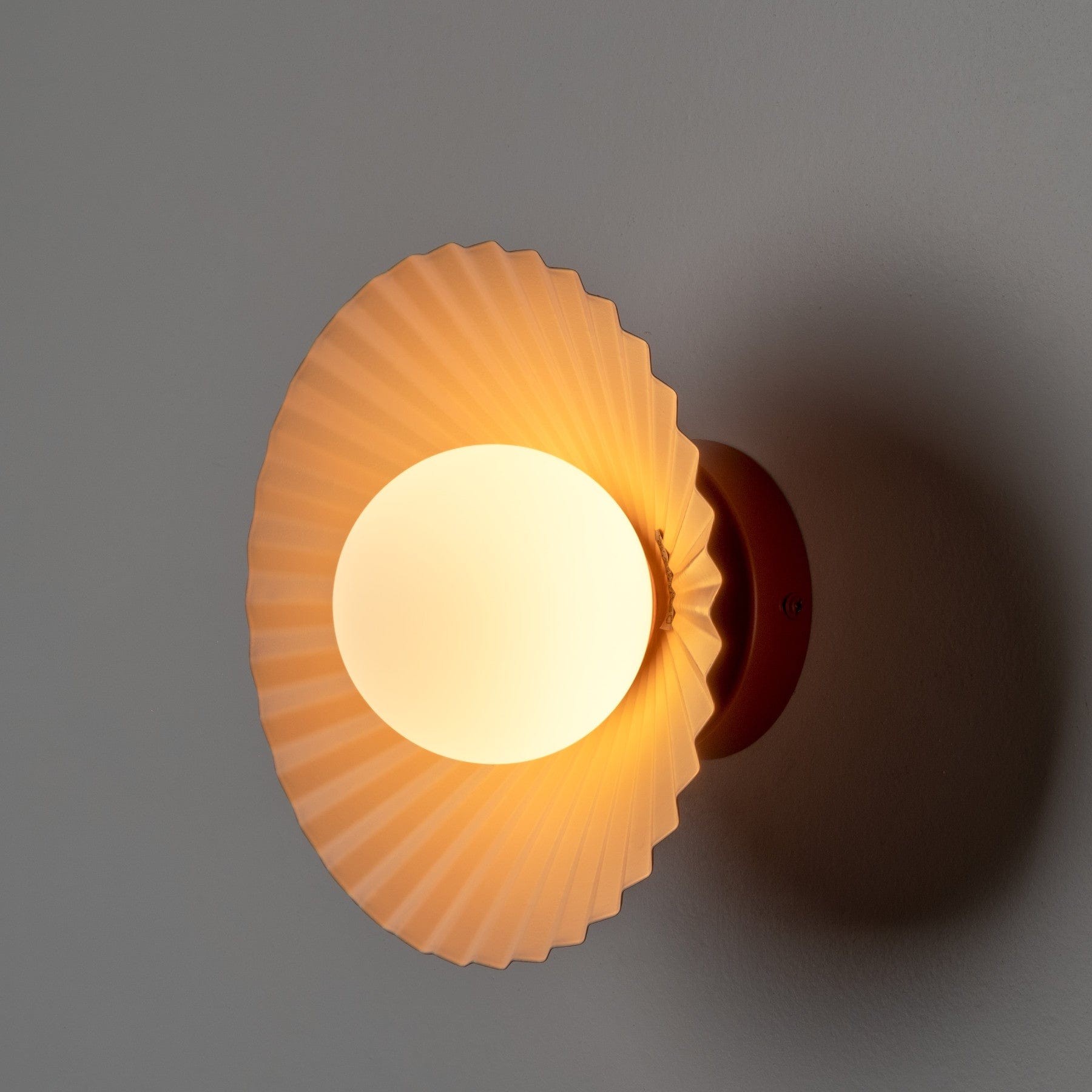 The pleat wall light