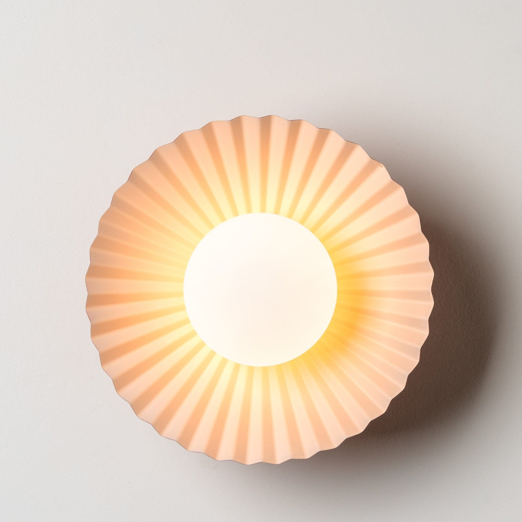 The pleat wall light