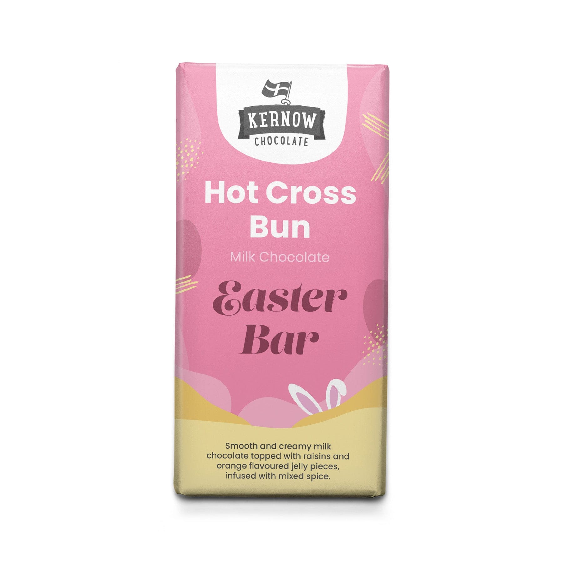 Hot cross bun chocolate bar 100g
