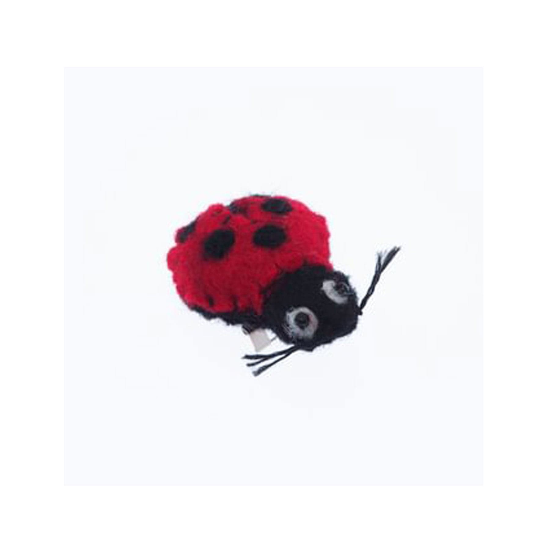 Felt ladybird brooch