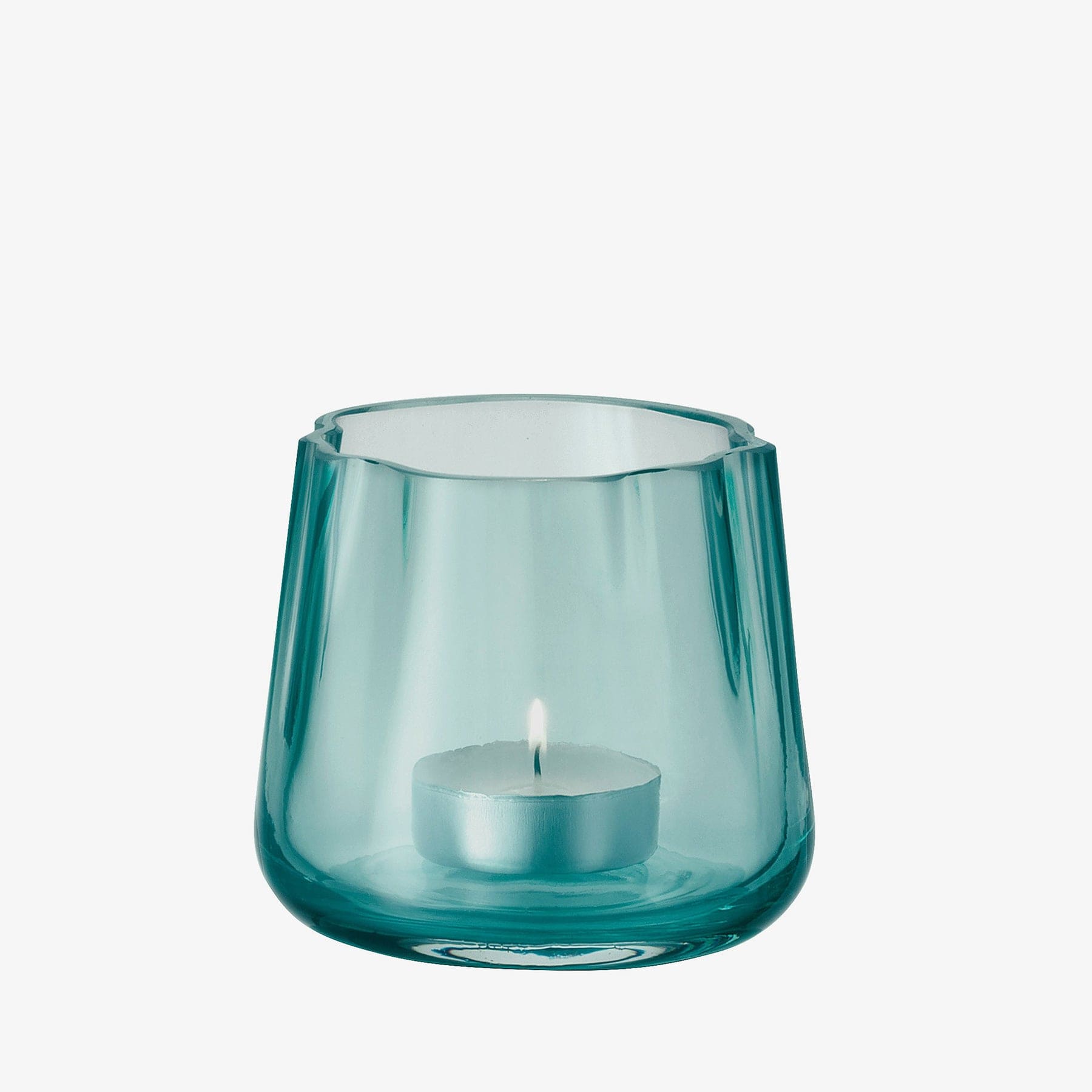Lagoon tealight holder/vase H8cm sea green