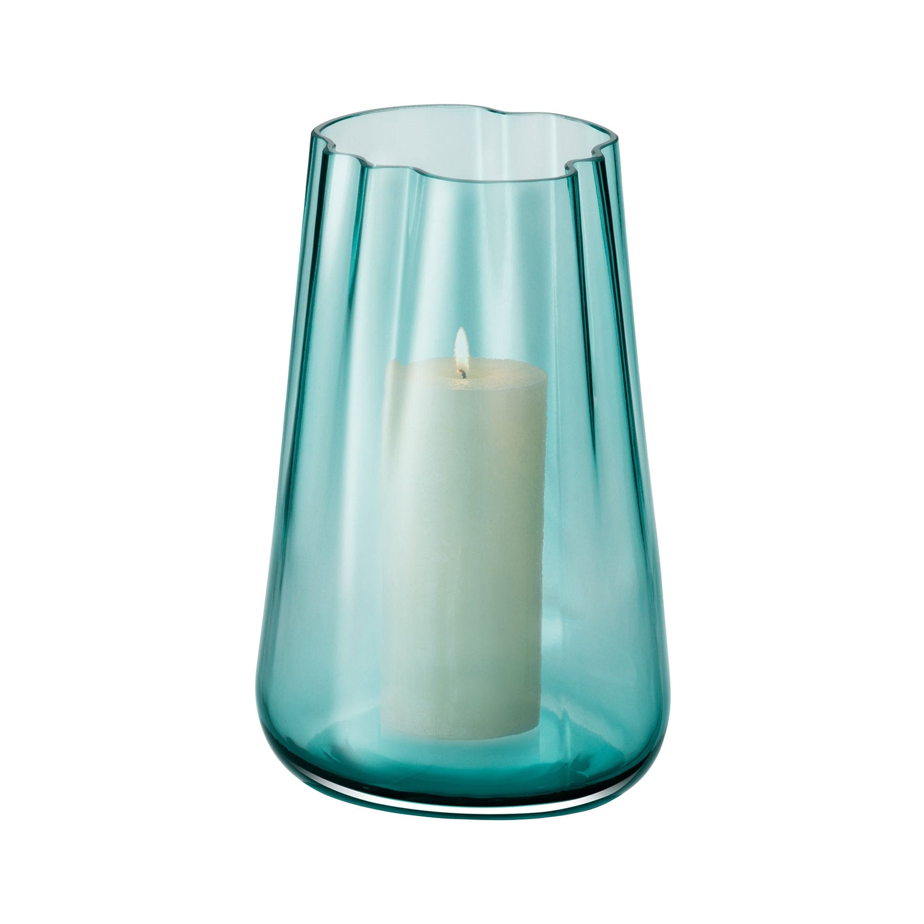 Lagoon vase/lantern H35cm sea green