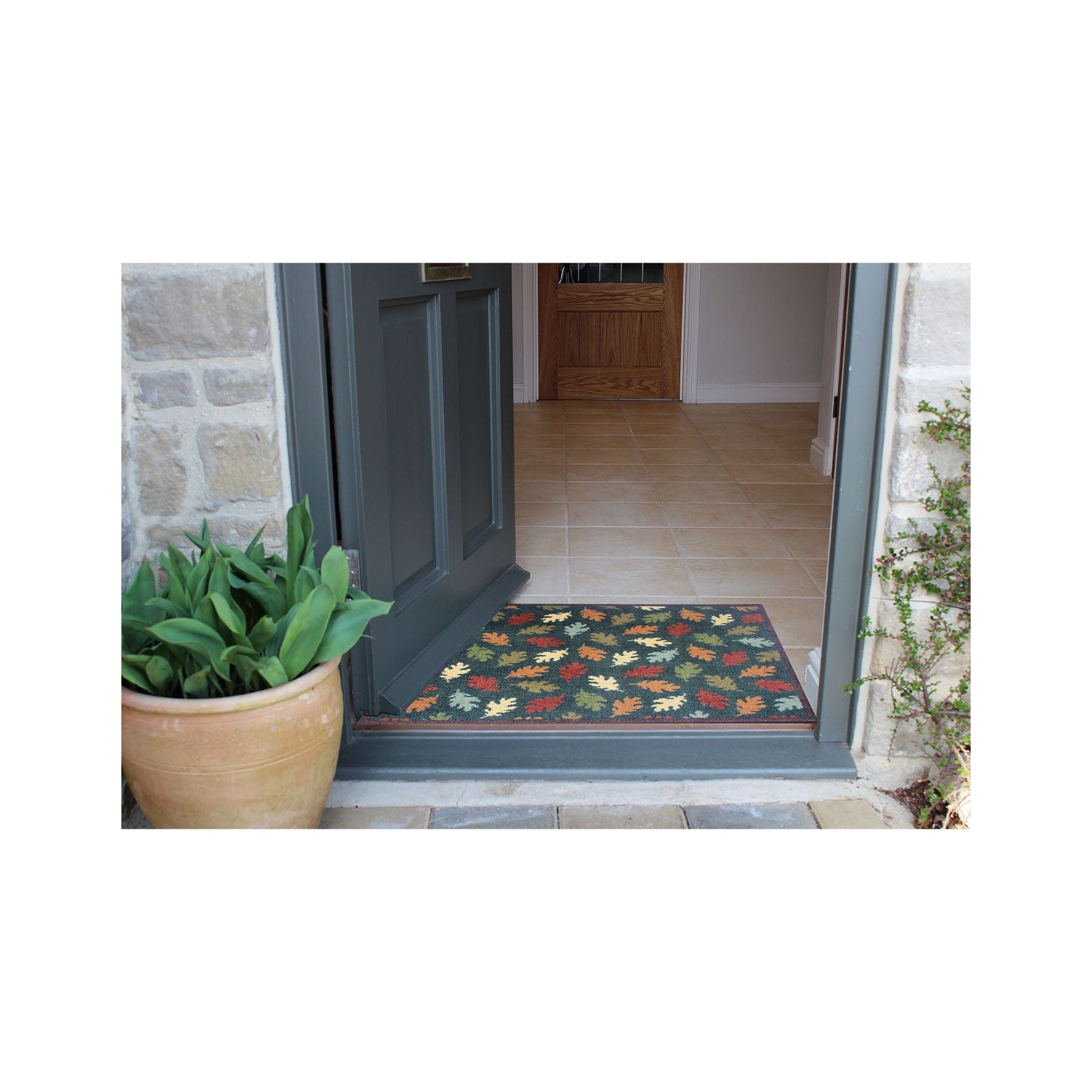 Forest oak recycled doormat