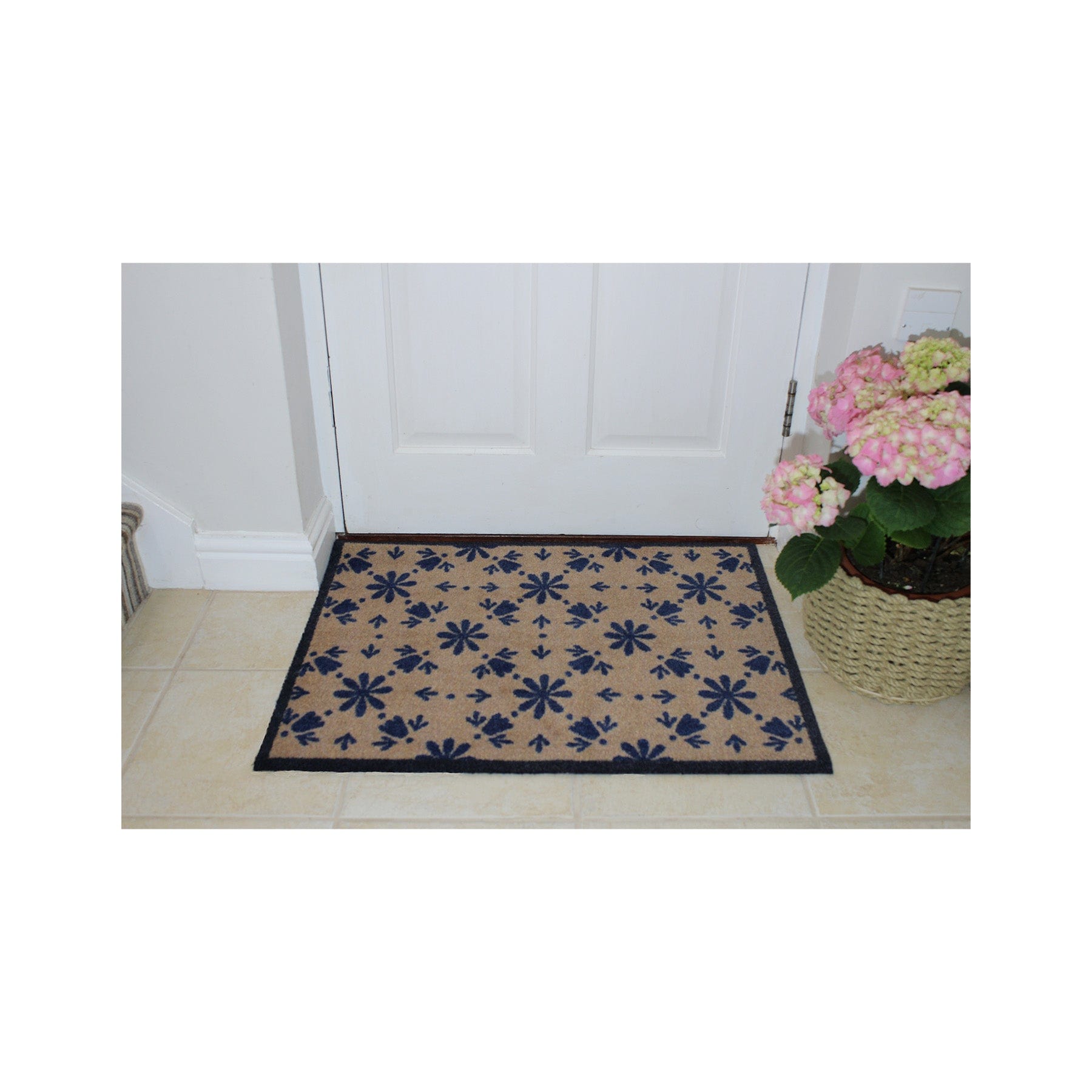 Italian tile recycled doormat