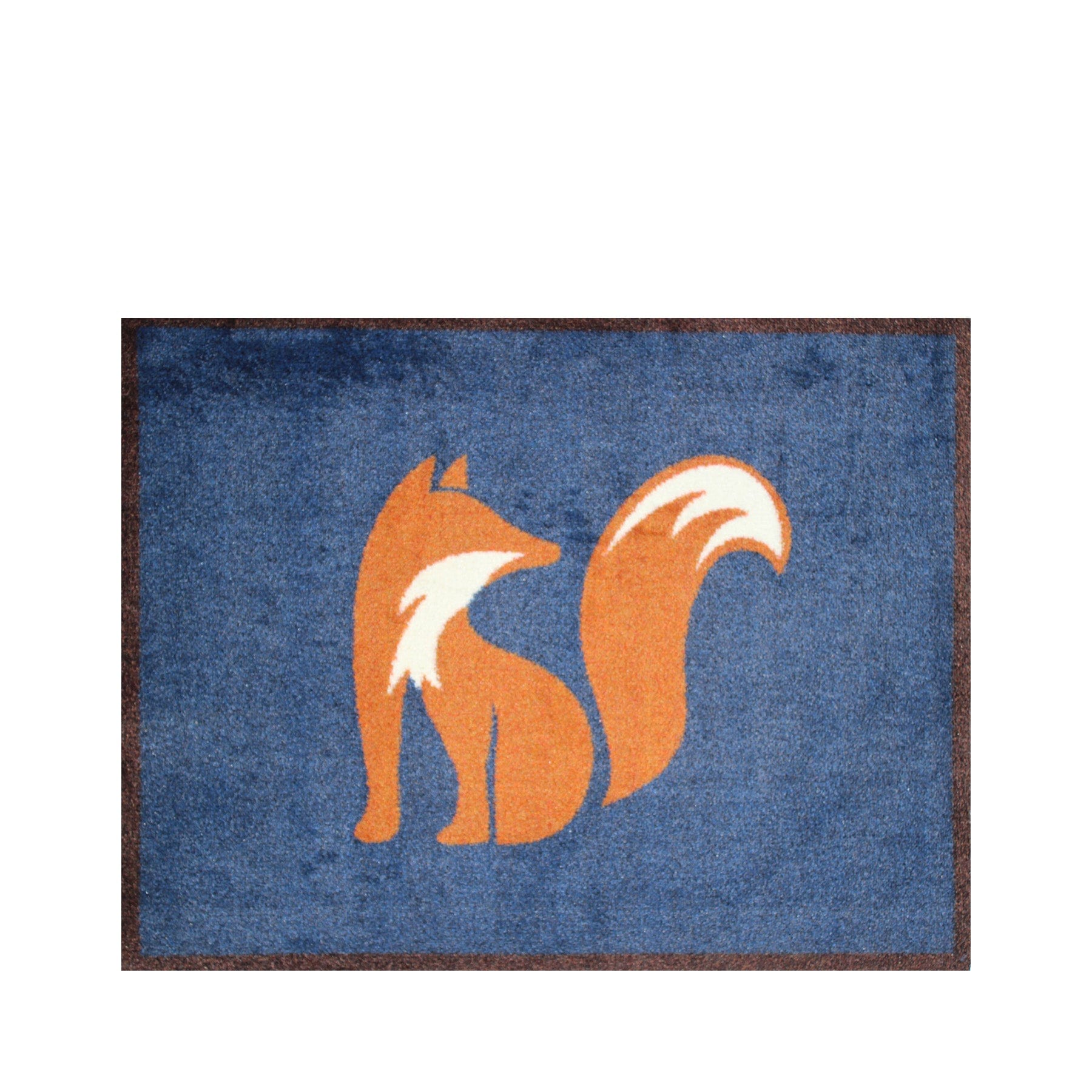 Midnight fox recycled doormat