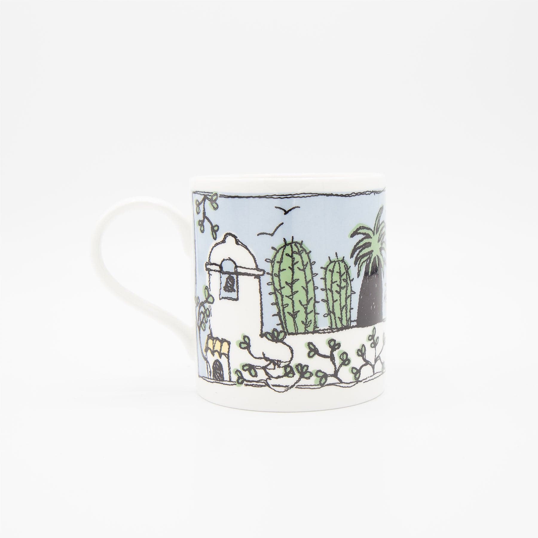 Mediterranean printed mug