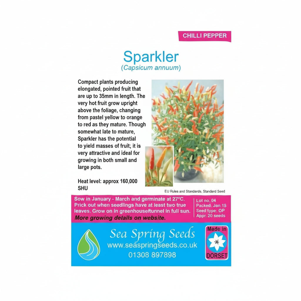 Sparkler chilli seeds