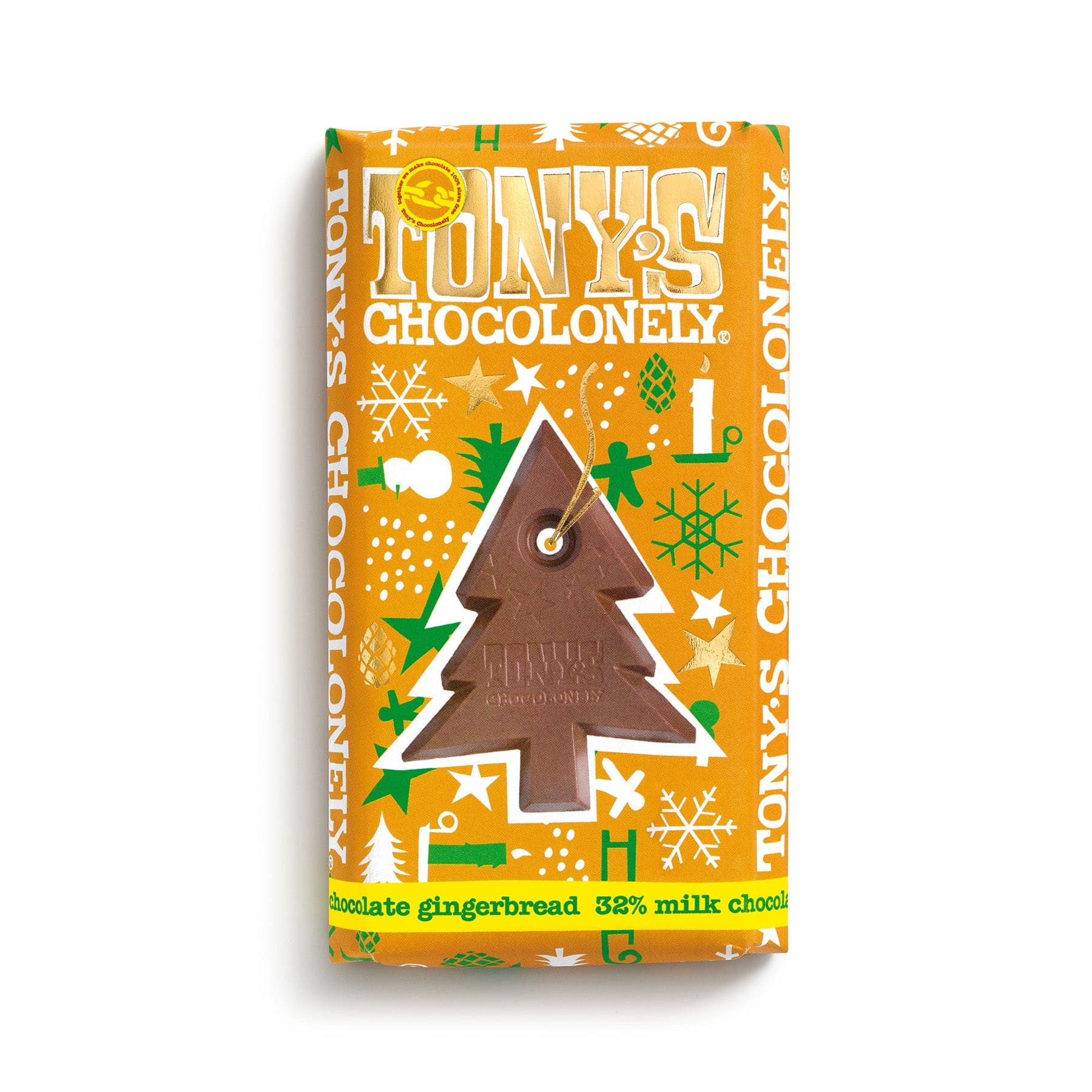 Milk chocolate gingerbread 185g