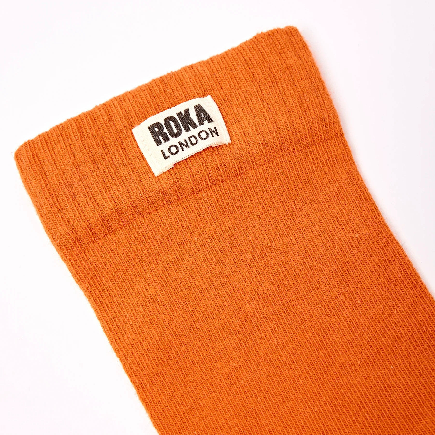 Wimbledon crew socks burnt orange