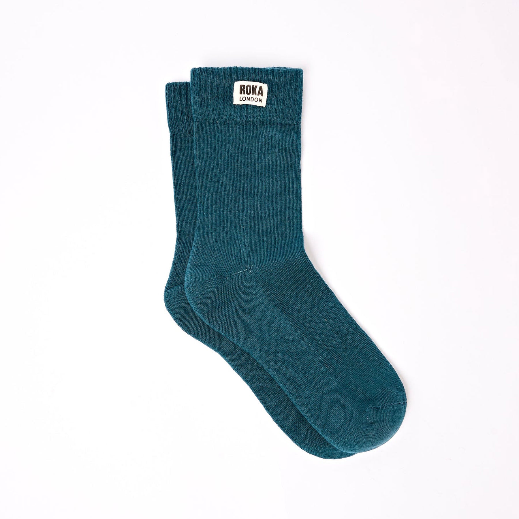 Wimbledon crew socks teal